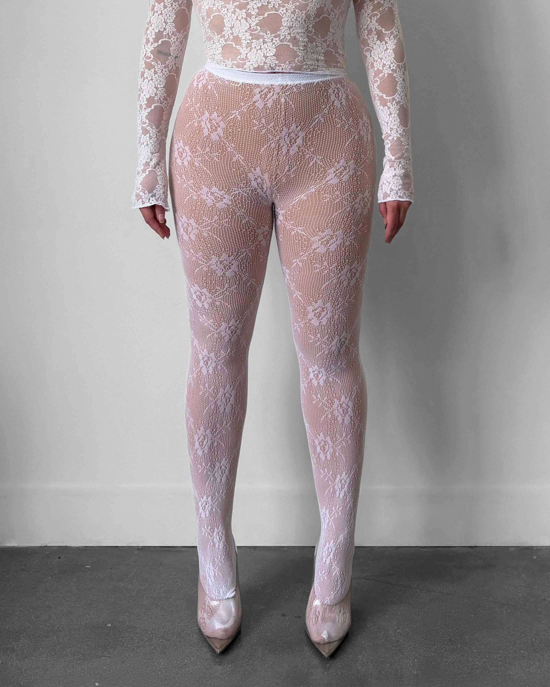 LACE DOUBLE TIGHTS